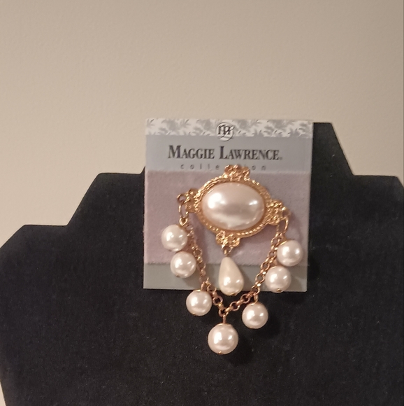 VINTAGE Maggie Lawrence Brooch NEW OLD STOCK - Picture 8 of 15